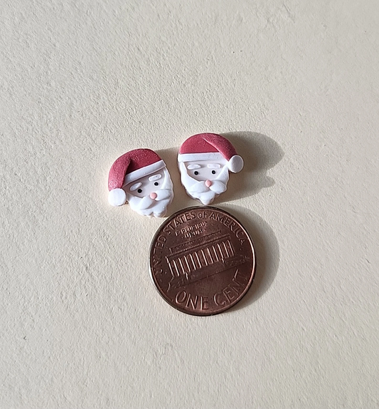 Santa stud earrings