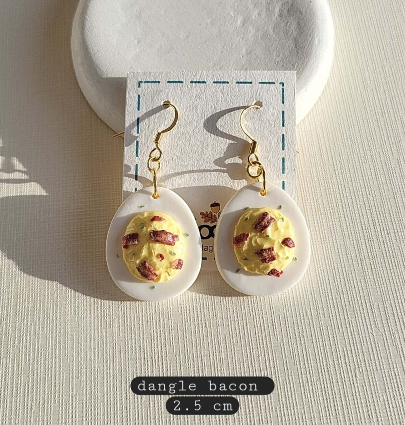Teufelsohrstecker | Oster Schmuck | Miniatur Lebensmittel Schmuck