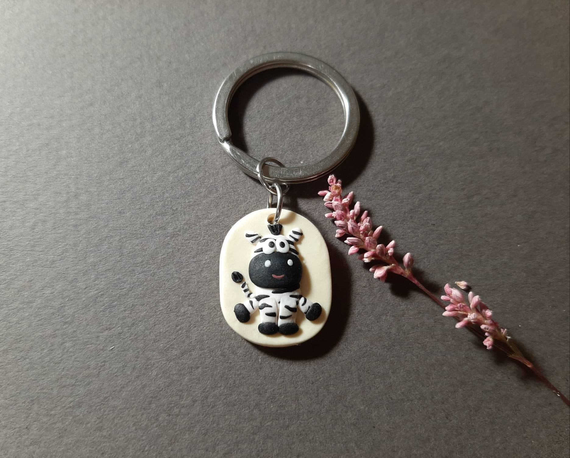 zebra keychain
