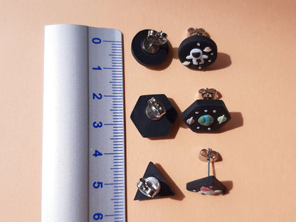 Cute Space Stud Earrings Set