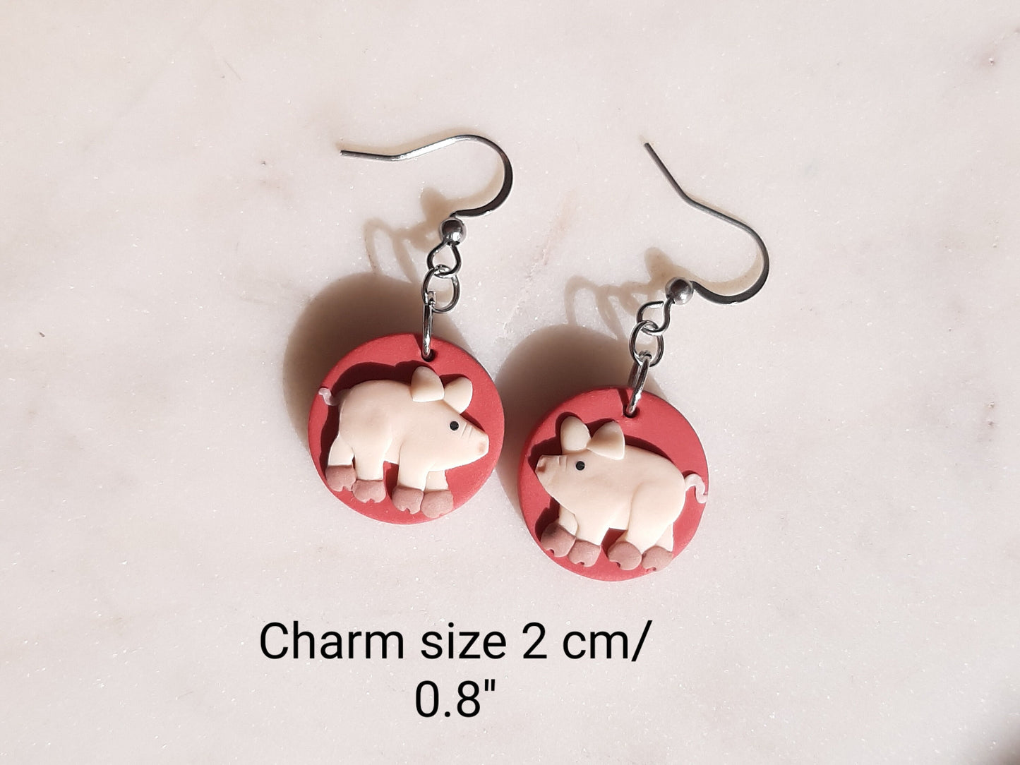 Pig Earrings | Farm Animal Jewelry