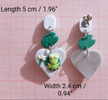 Cute Frog Earrings | Frog Lover Gift | Polymer Clay Jewelry