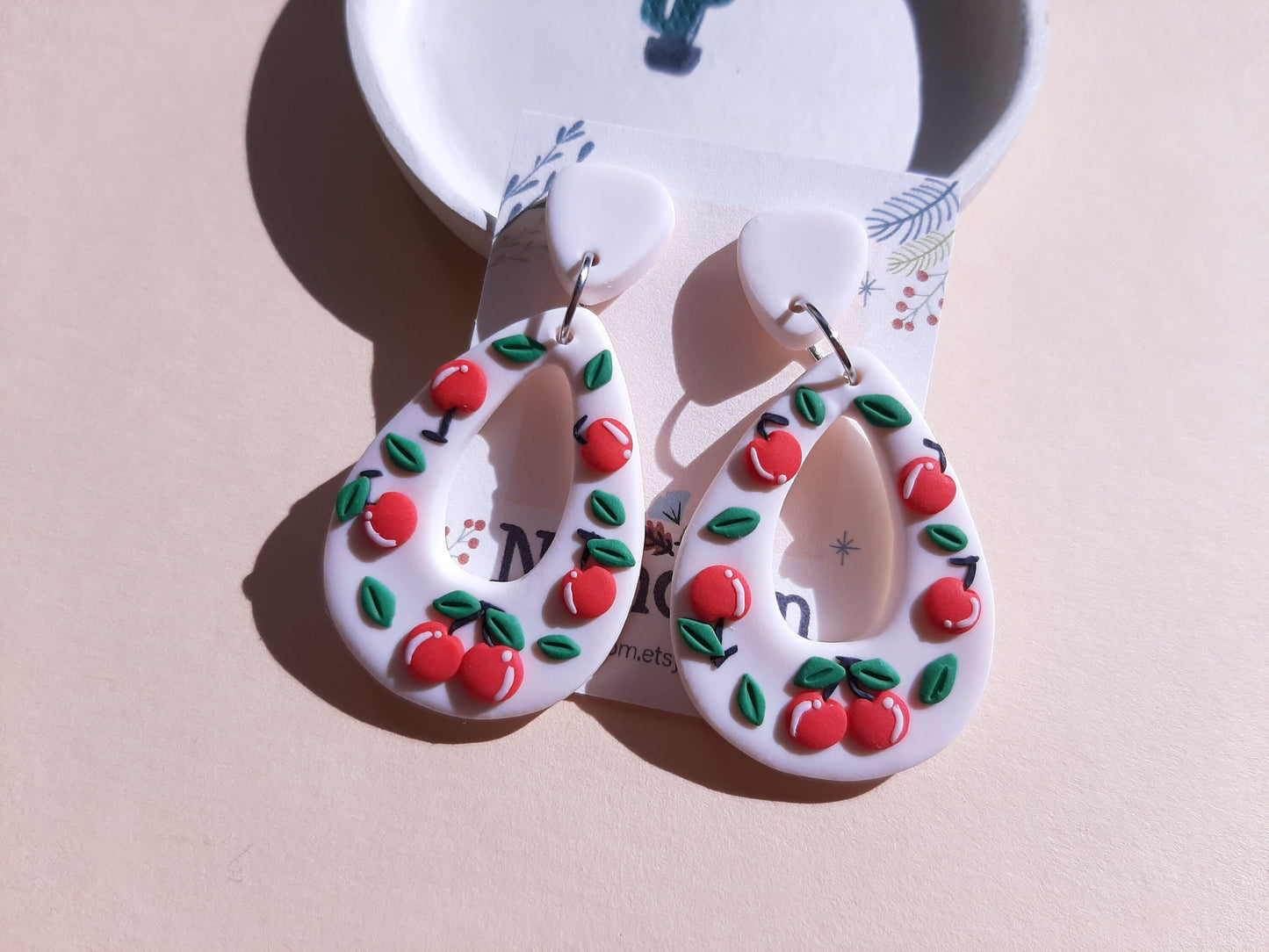 Cherry Earrings • Cherry Hairclip