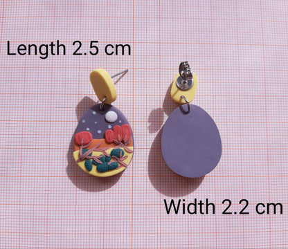 Desert Mountain Ohrringe | Von der Natur inspirierter Schmuck
