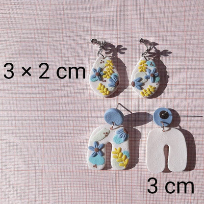 Handgemachte Blumenohrringe | Boho Schmuck