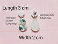 Kolczyki z Polimerowej Gliny w Kształcie Kaktusa - Ręcznie Robiony Prezent dla Miłośniczek Roślin