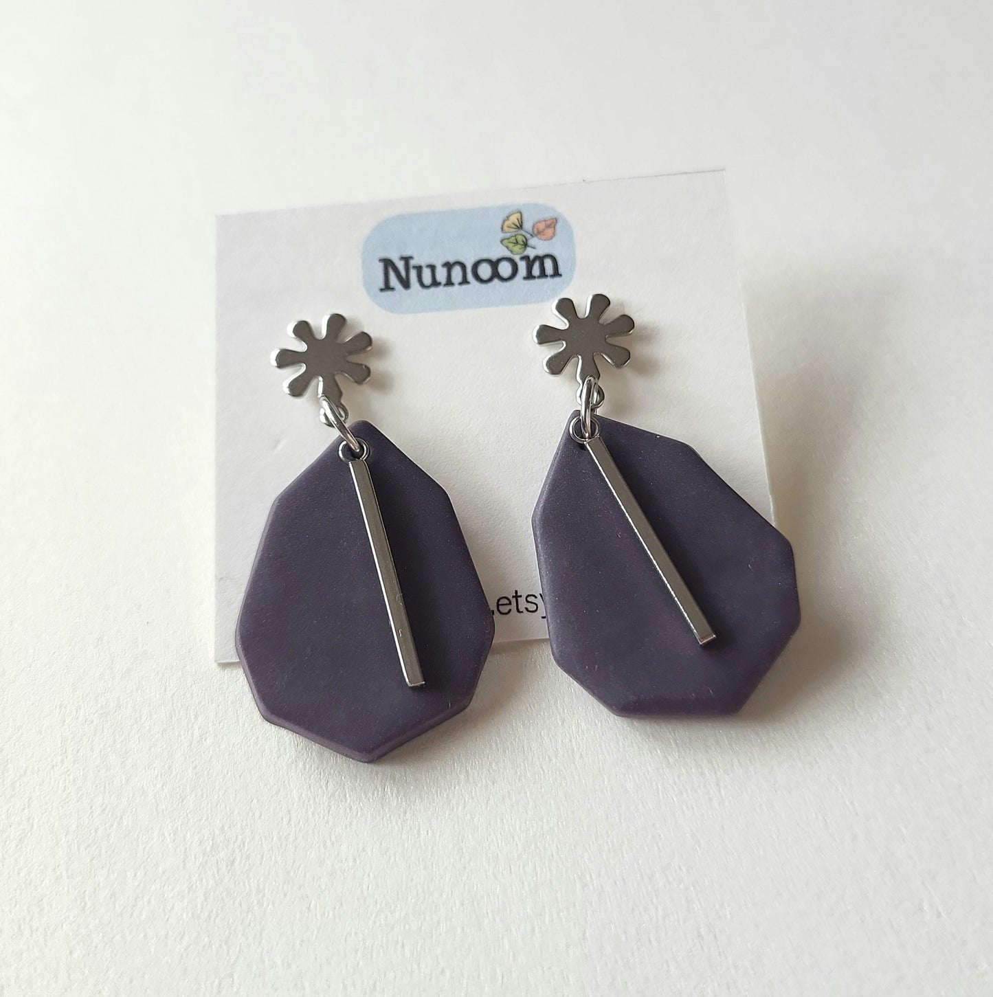 Minimalist Earrings Polymer Clay, Simple Jewelry