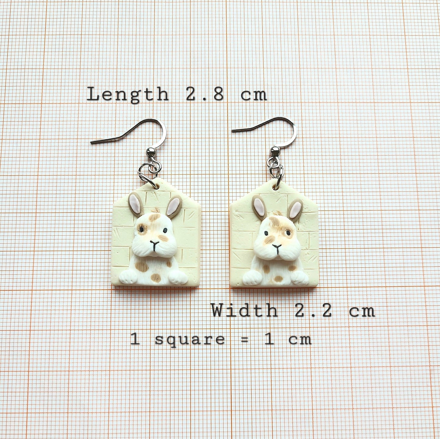 Cute Bunny Earrings|  Easter Earrings | Rabbit Jewellery