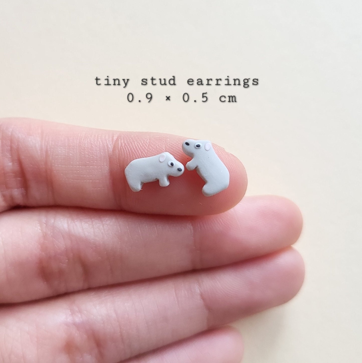 Hippo Stud Earrings | Hippo Lover Gifts