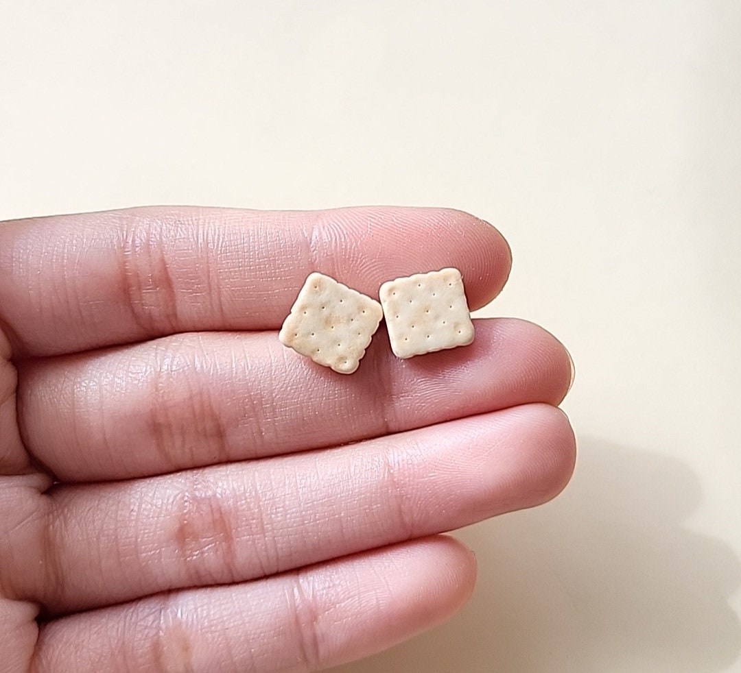 snack stud earrings