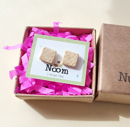 Mini Cracker Stud Earrings