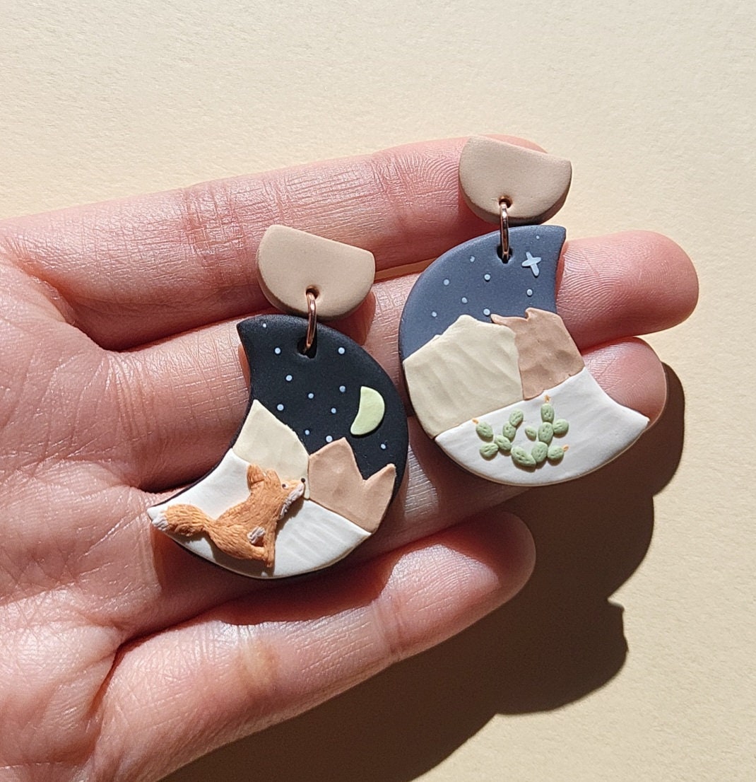 wildlife in nature earrings