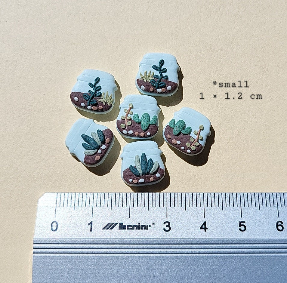 Mini Terrarium Stud Earrings | Cute Plant Lover Gifts | Stocking Stuffer