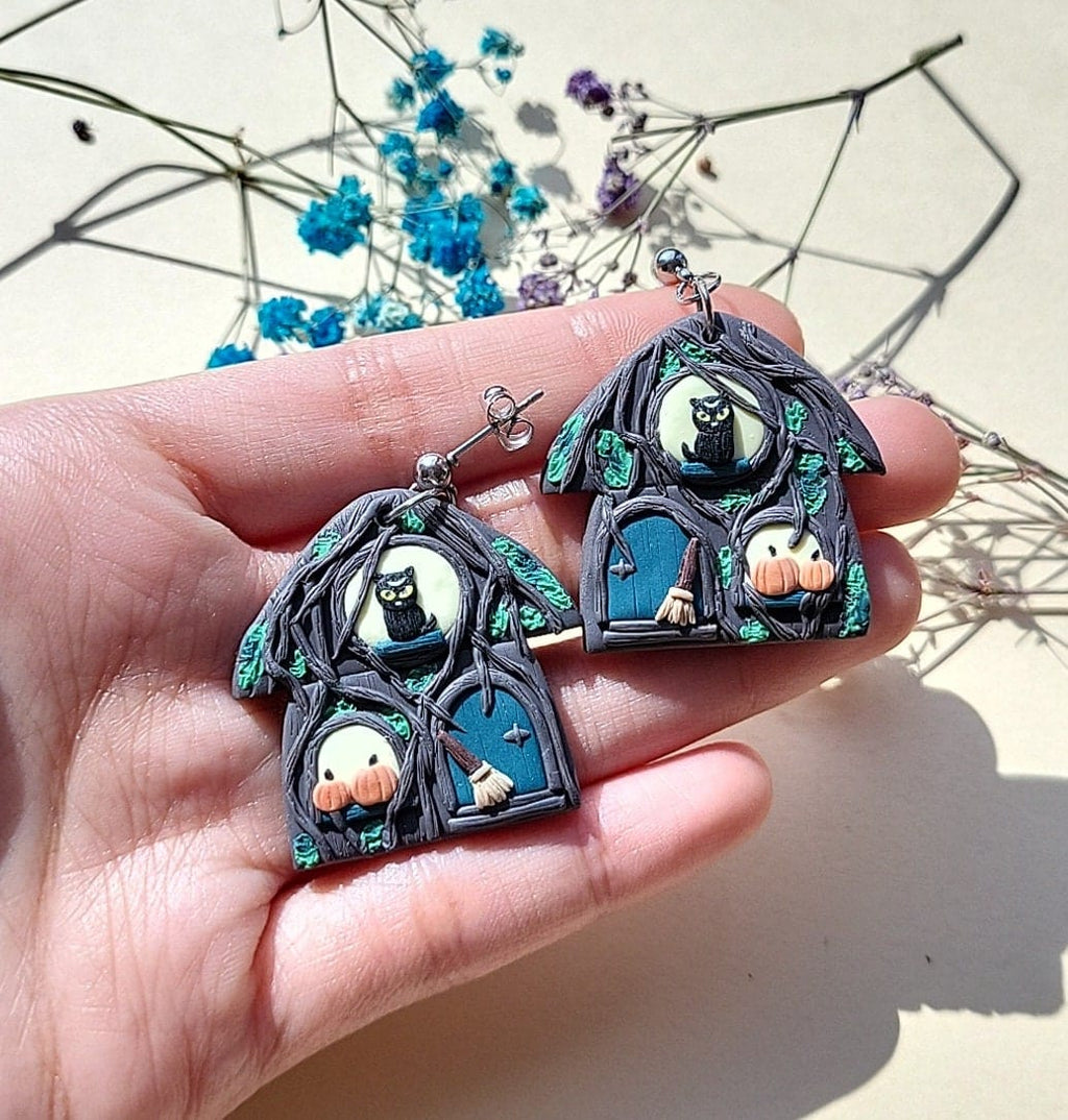 Boucles d'oreilles Halloween | Bijoux amusants et effrayants