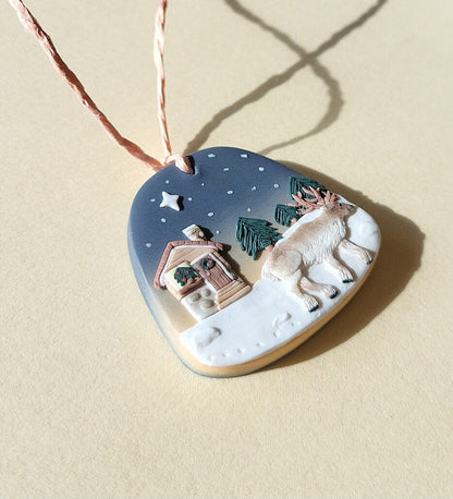 Reindeer Christmas Ornament