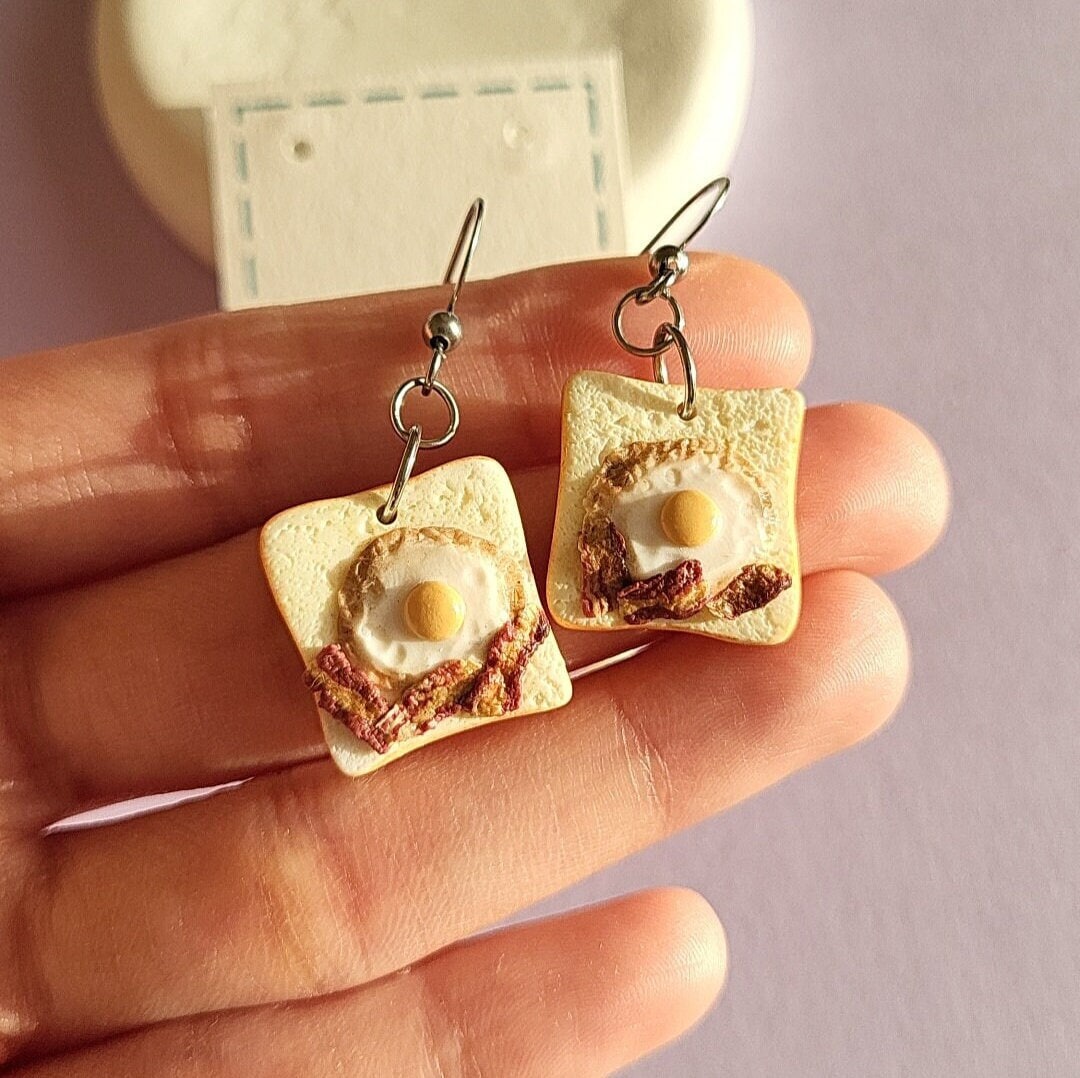 toast earrings