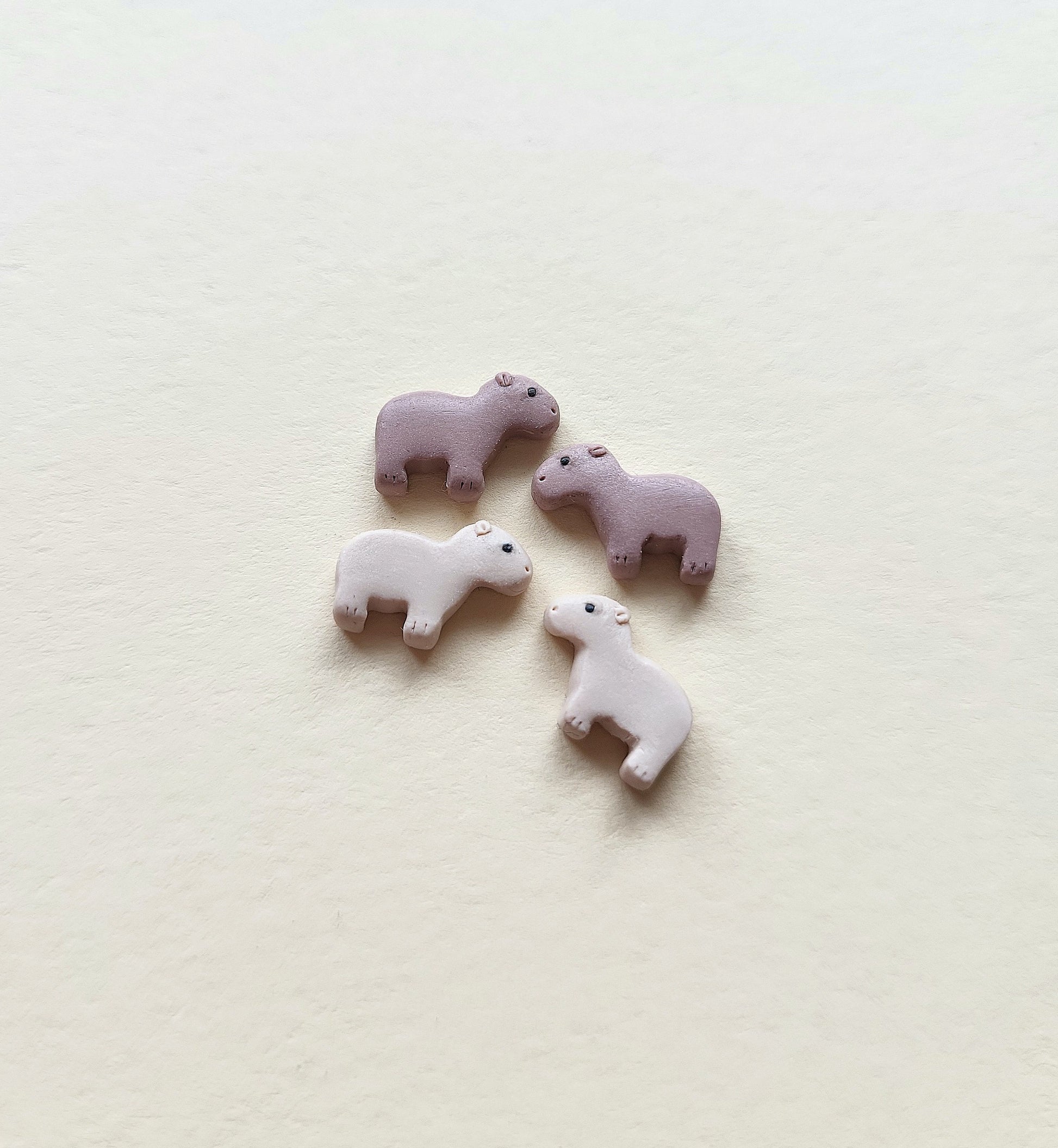 Capybara stud earrings