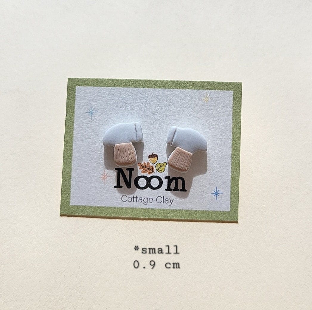 Cute Hammer Stud Earrings • Polymer Clay Jewelry • Gift For Her