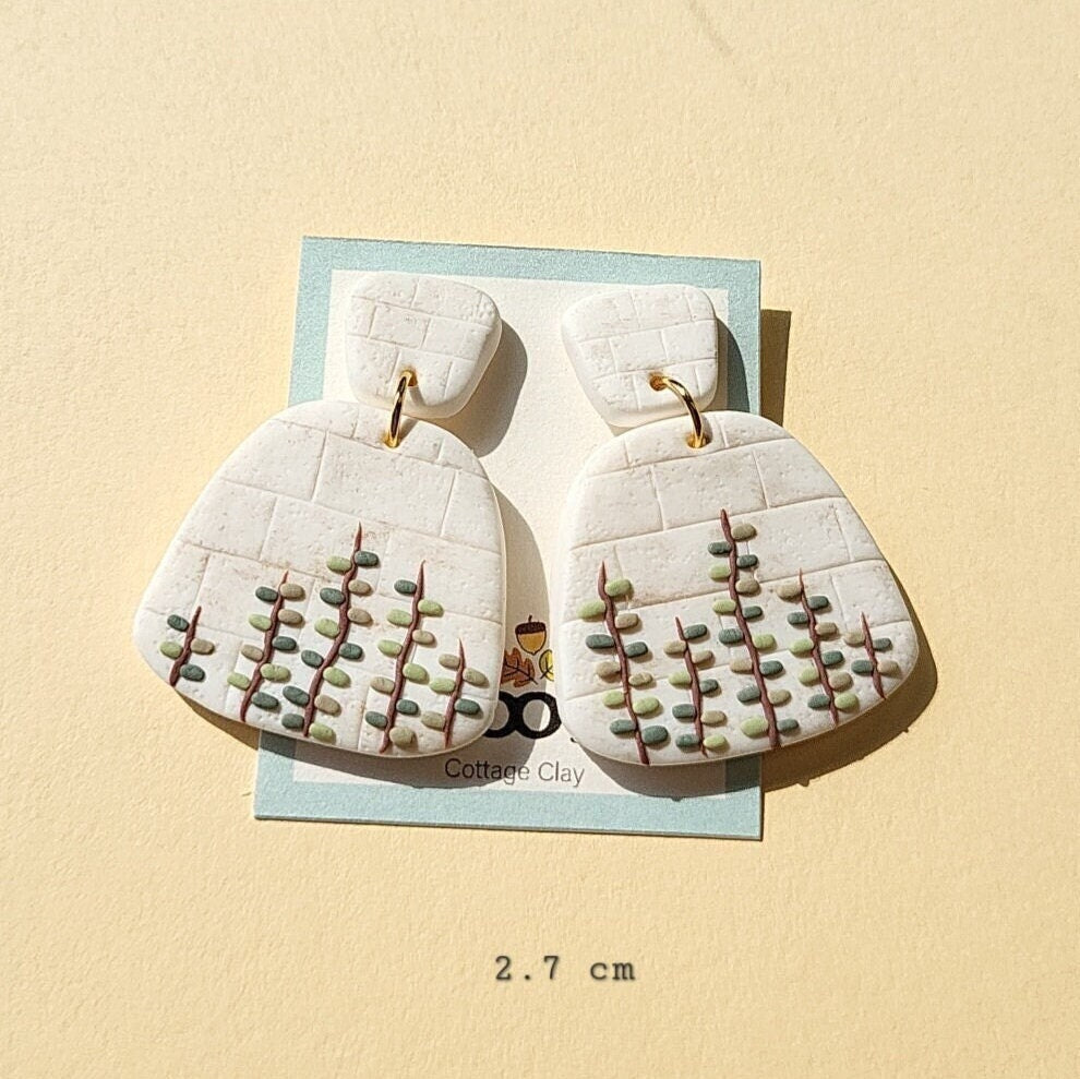 cute plant earrings