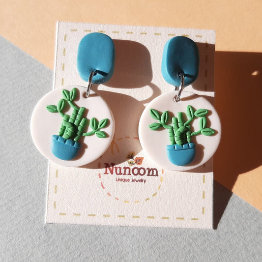 Lucky bamboo earrings