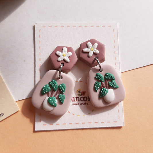 Begonia Maculata earrings