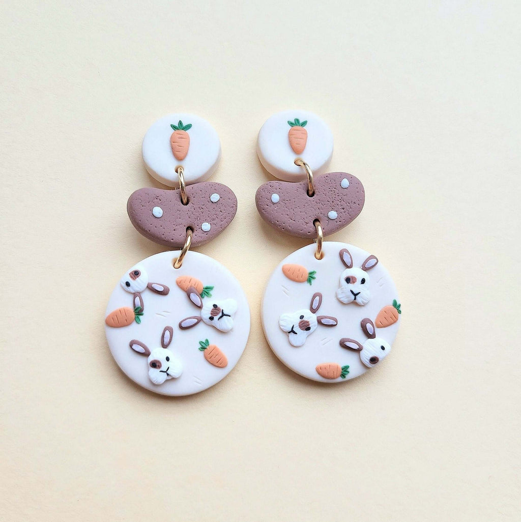 dangle rabbit earrings