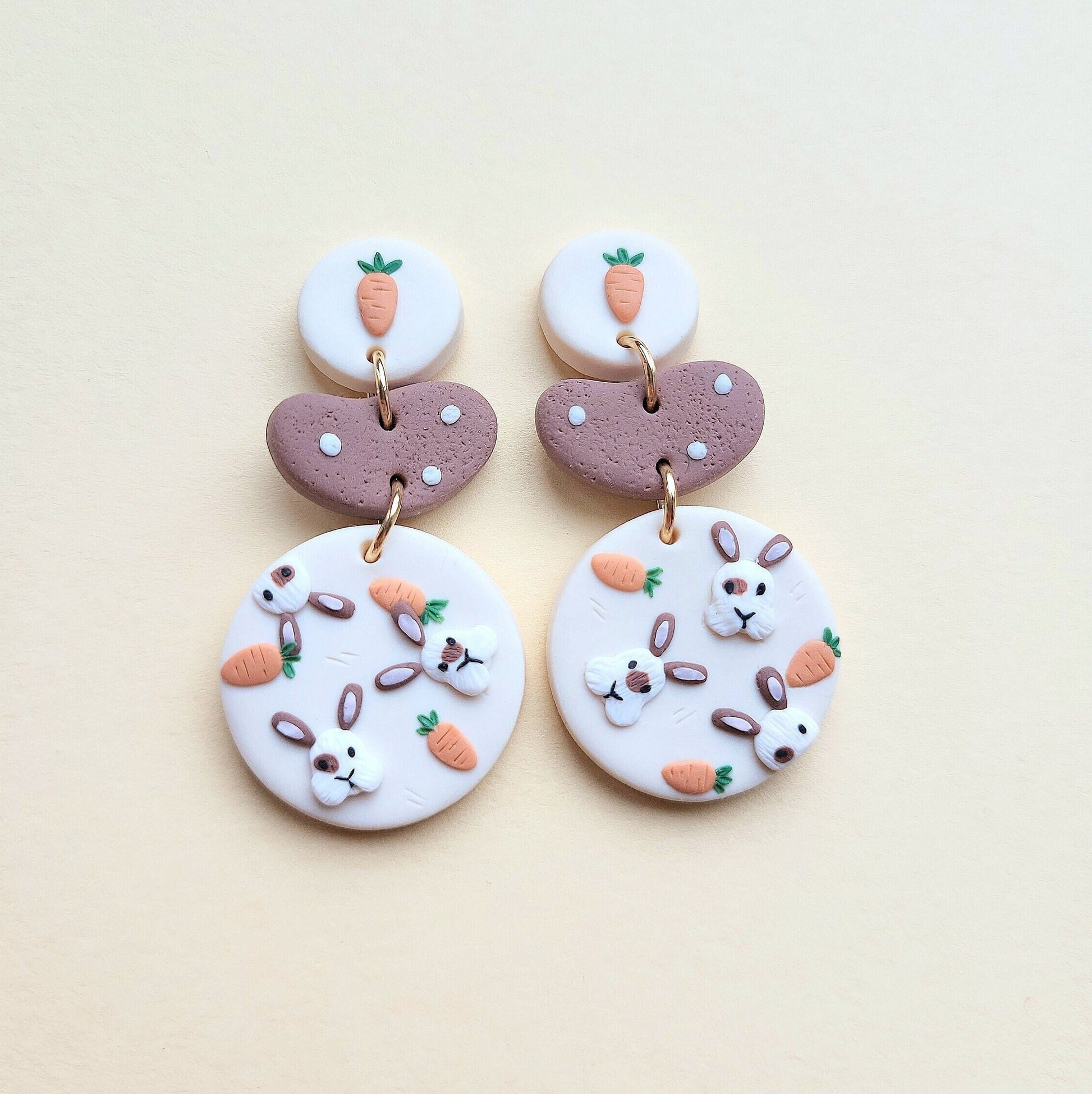 dangle rabbit earrings