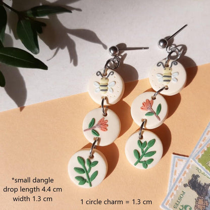 Hängende Blumenohrringe | Cottagecote Schmuck