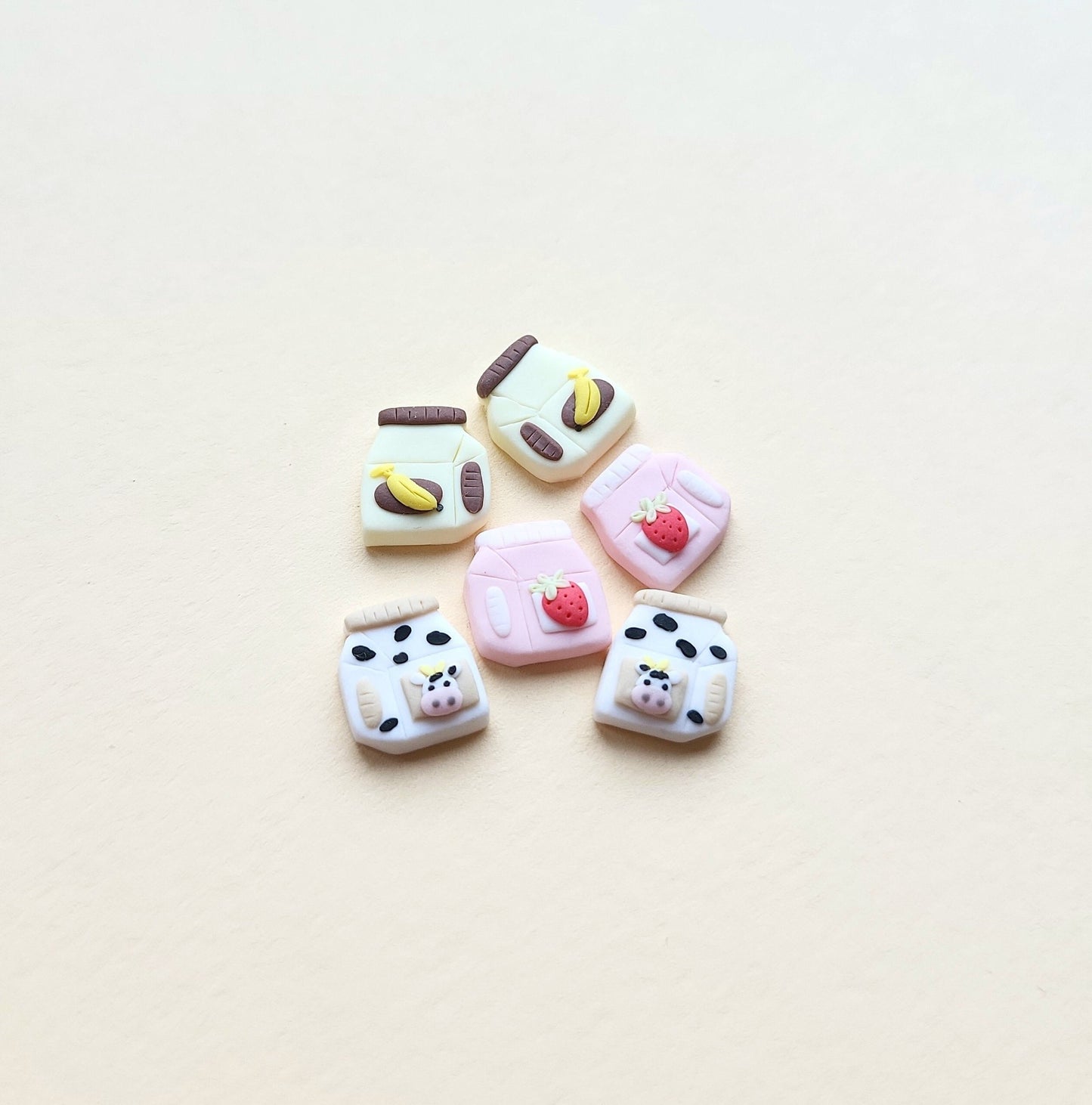 milk carton stud earrings