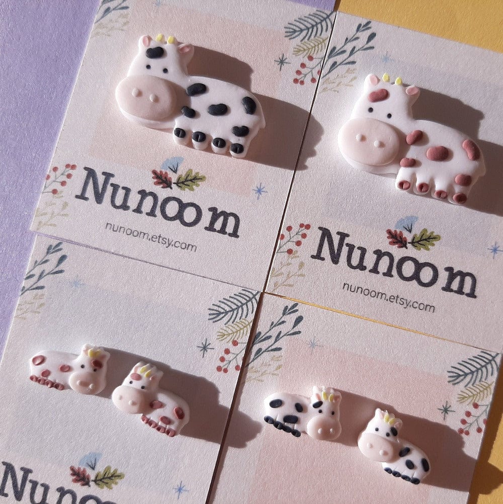 cute cow brooch