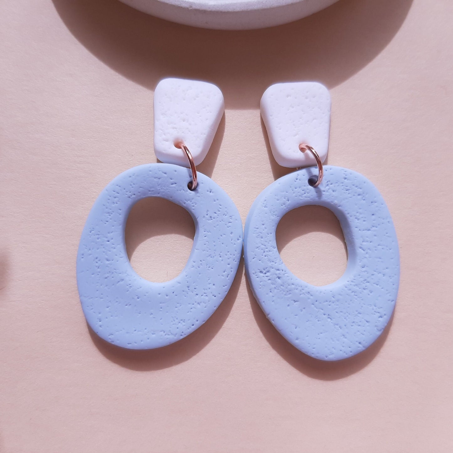 pastel blue earrings