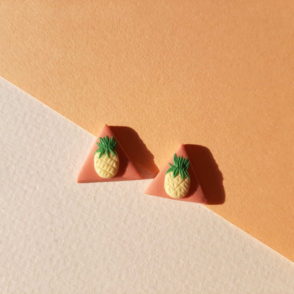 Ananas Ohrstecker, Niedlicher Fruchtschmuck, Von der Natur inspiriert, Niedlich, Spaß, Sommer