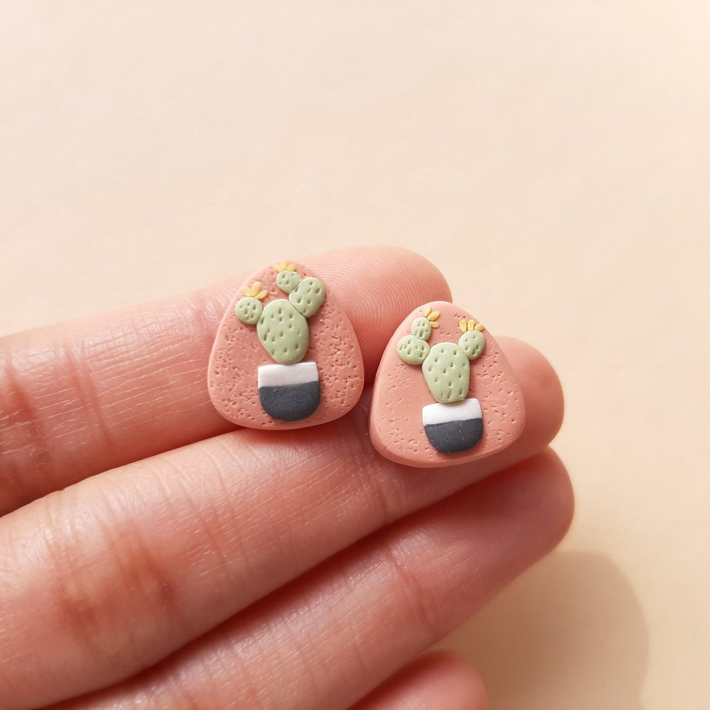 succulent earrings