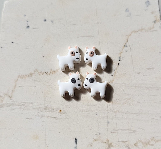 Bull Terrier stud earrings