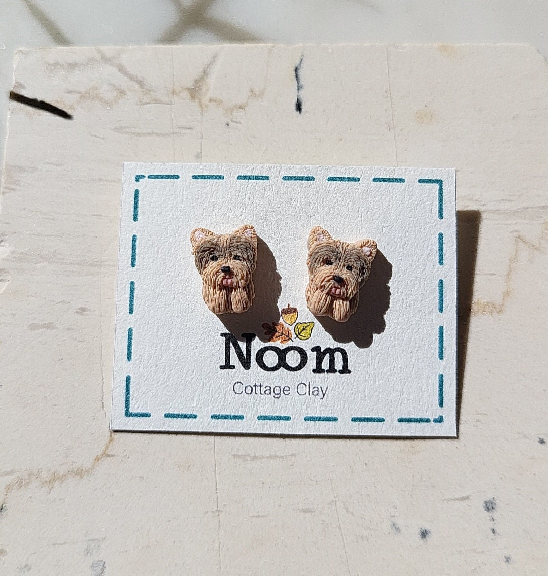 Cute Yorkie Stud Earrings • Cute Yorkie Gifts Under 25 • Yorkshire Terrier