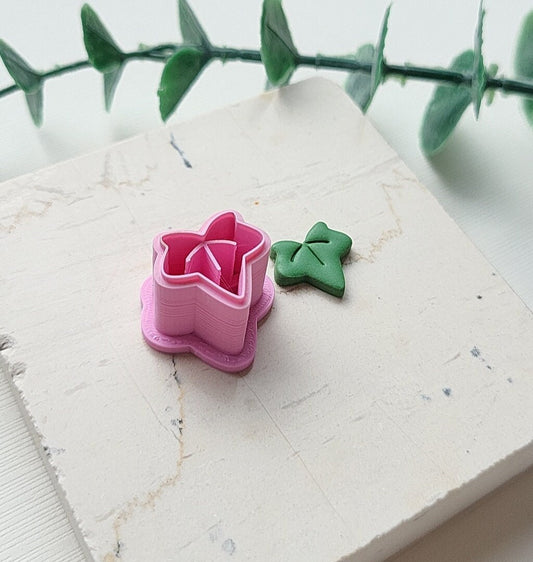 Ivy Leaf Polymer Clay Cutter • 3D Printed Clay Cutter • Organic Cookie Cutter • Spring