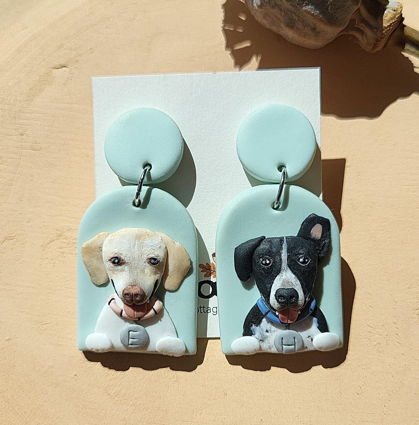 custom dog earrings