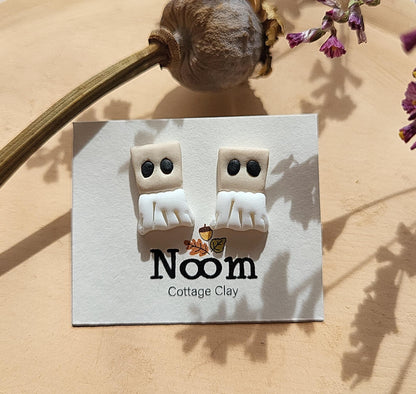 Baghead Ghost Earrings Cute Halloween Earrings