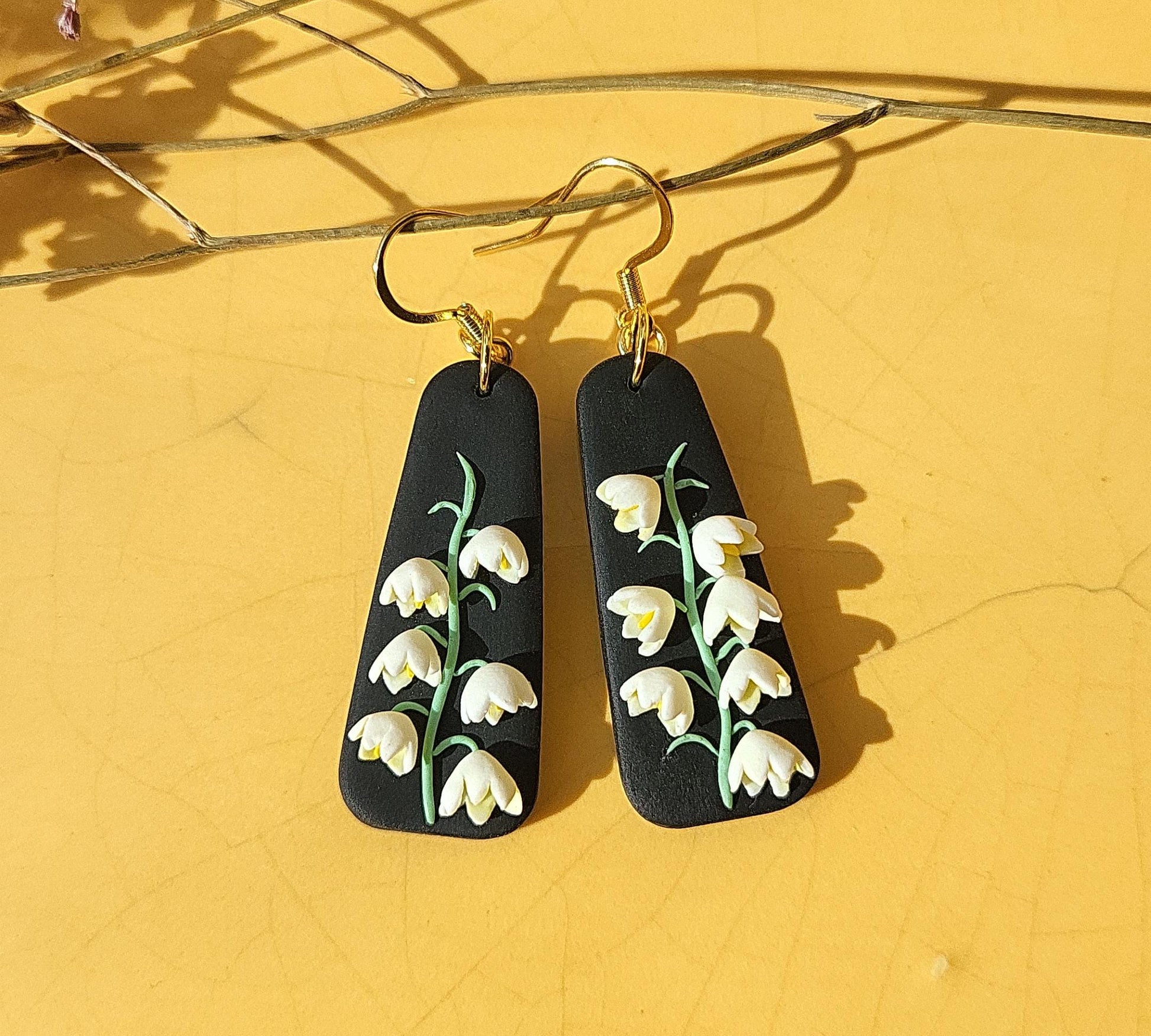 cottagecore flower earrings