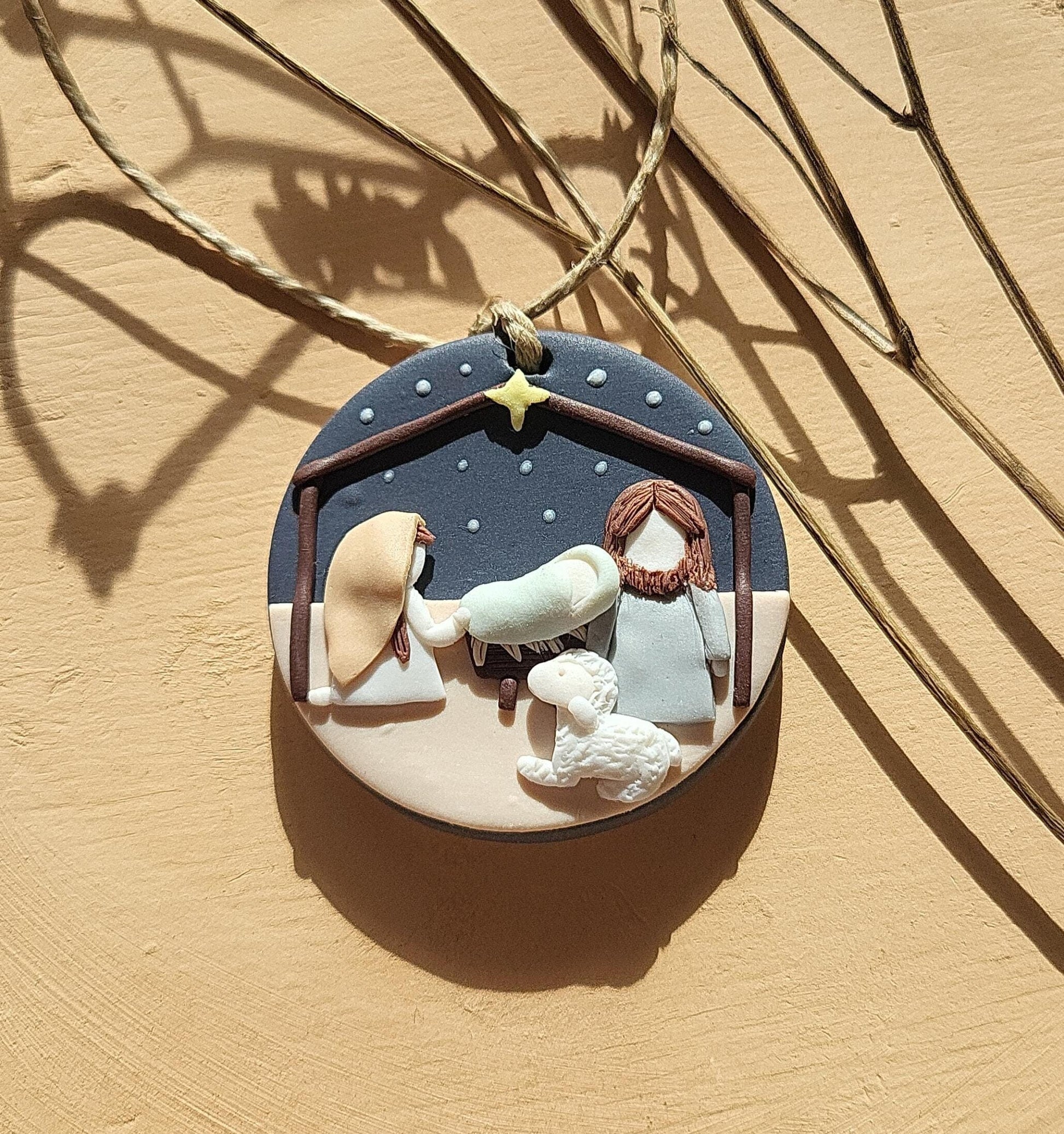 Nativity scene ornament