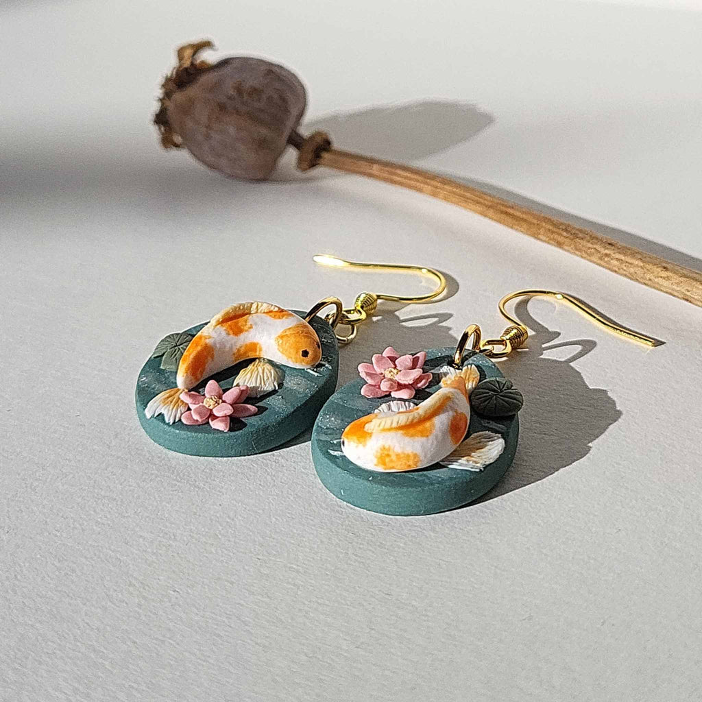Cute fish earrings 