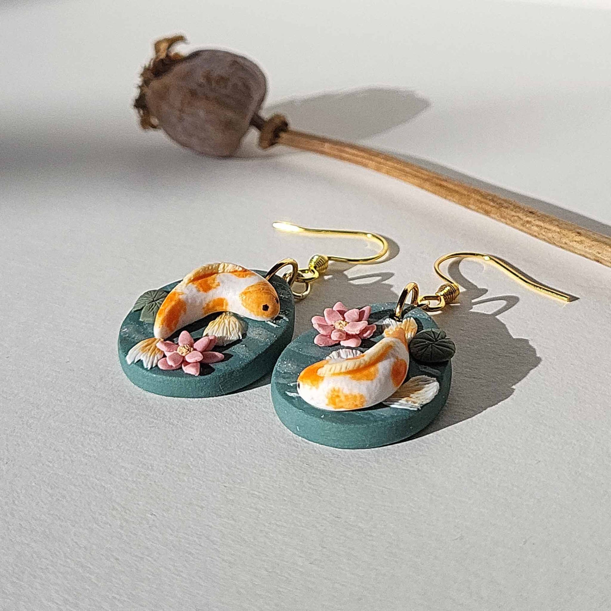 Cute fish earrings 