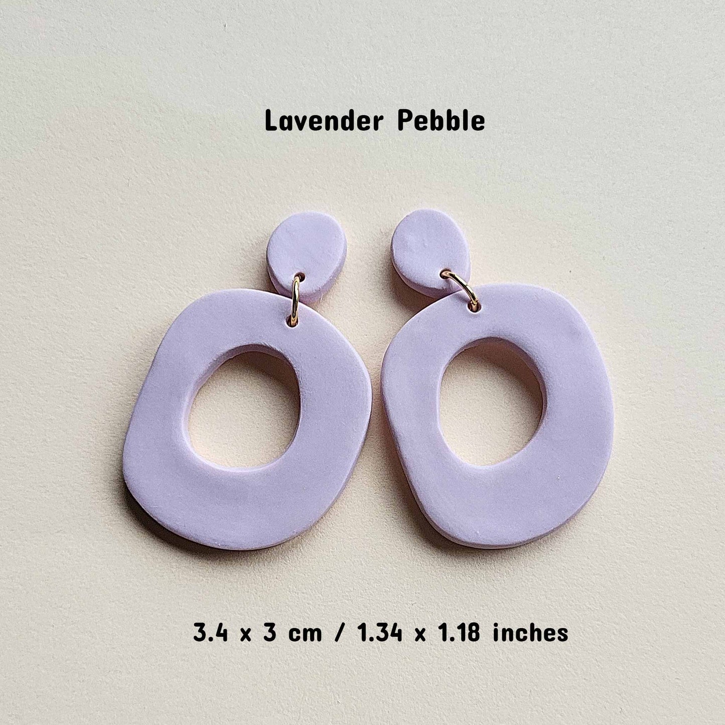Lavender earrings
