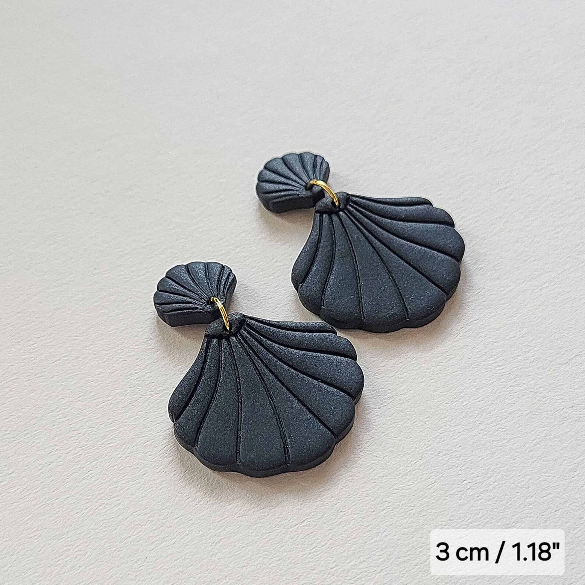 Minimalist polymer clay earrings