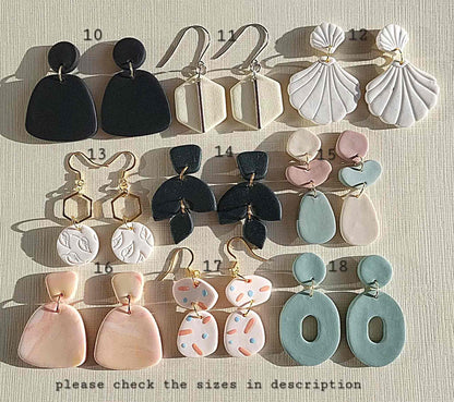 Minimalist earrings handmade