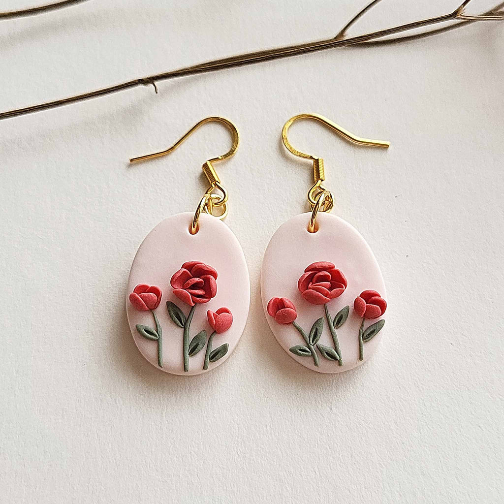 Cute summer flower earrings