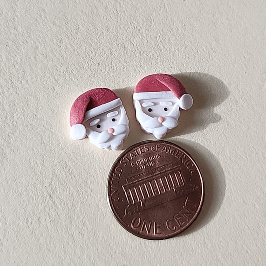 Santa stud earrings