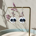 Small handmade skull earrings