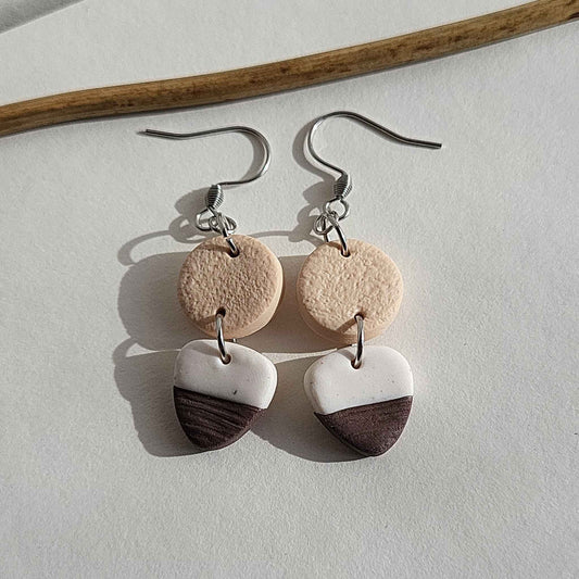 Statement earrings, polymer clay earrings
