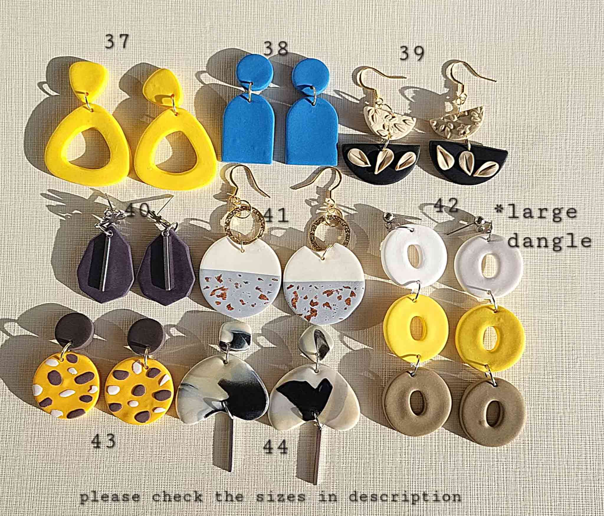 Dangle earrings - statement earrings for women